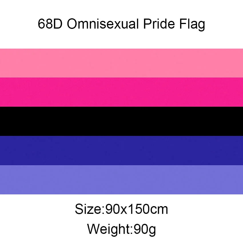 Fargerikt Pride-Flagg og Tapestri Banner