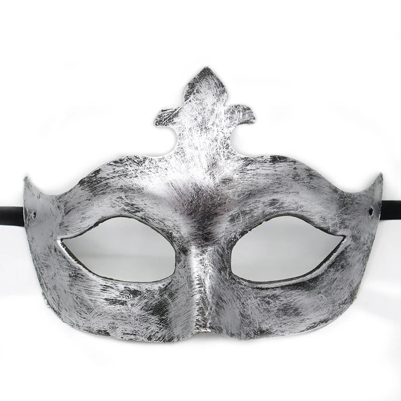 Vintage Prins Maskeradadmaske med Krone