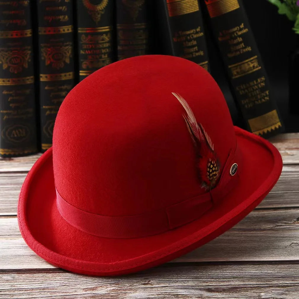 Elegante Ull-Fedora Hatt