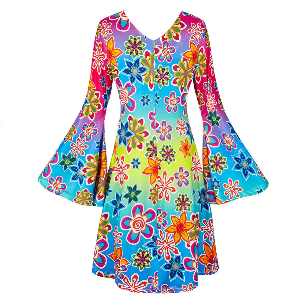 70-talls Hippie & Disko Kostyme for Herrer