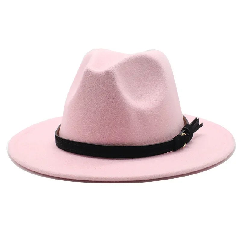 Elegante Ull-Fedora Hatt