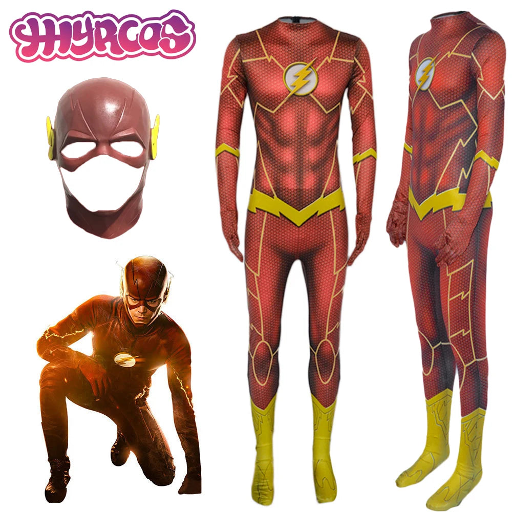 Barry F Allen Tights Kostyme