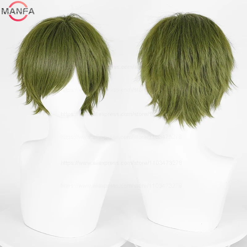 Kort Rett Cosplay-Parykk (30 cm)