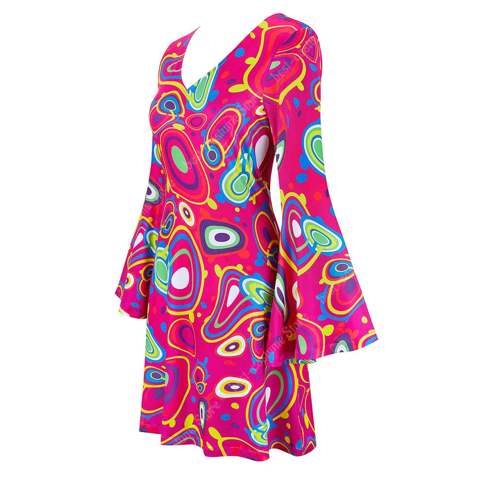 70-talls Hippie & Disko Kostyme for Herrer