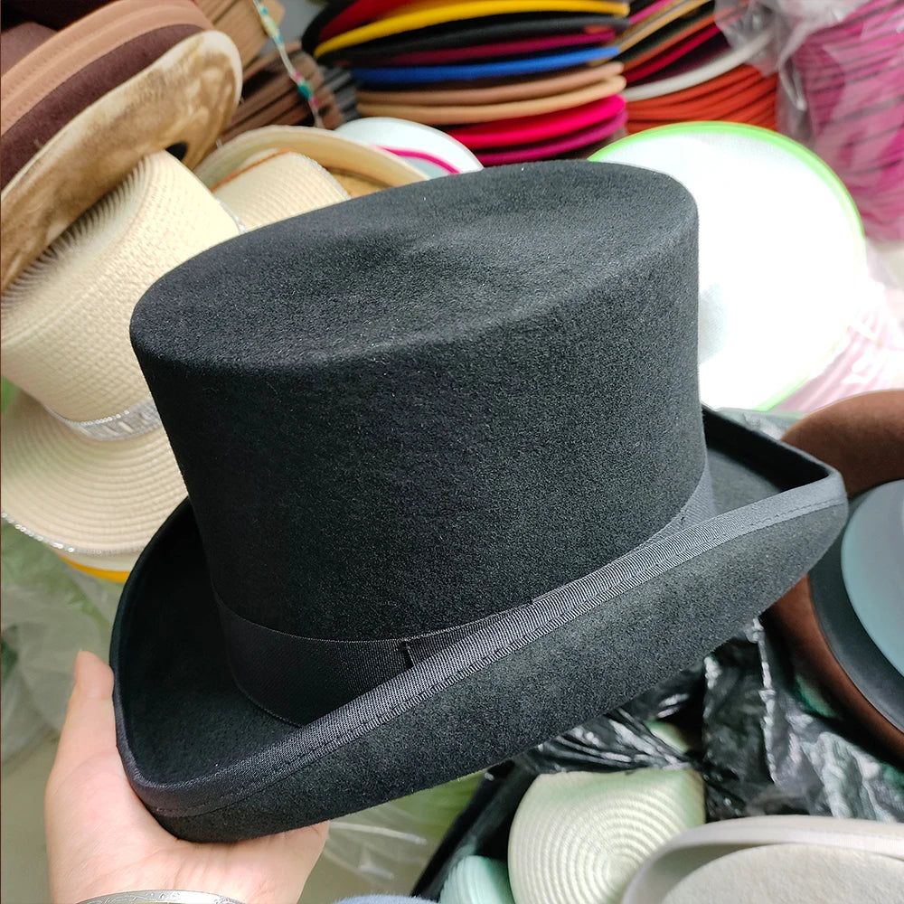 Elegante Ull-Fedora Hatt