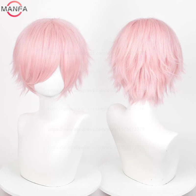 Kort Rett Cosplay-Parykk (30 cm)
