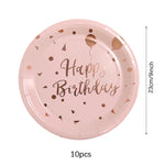 9 tommer plate