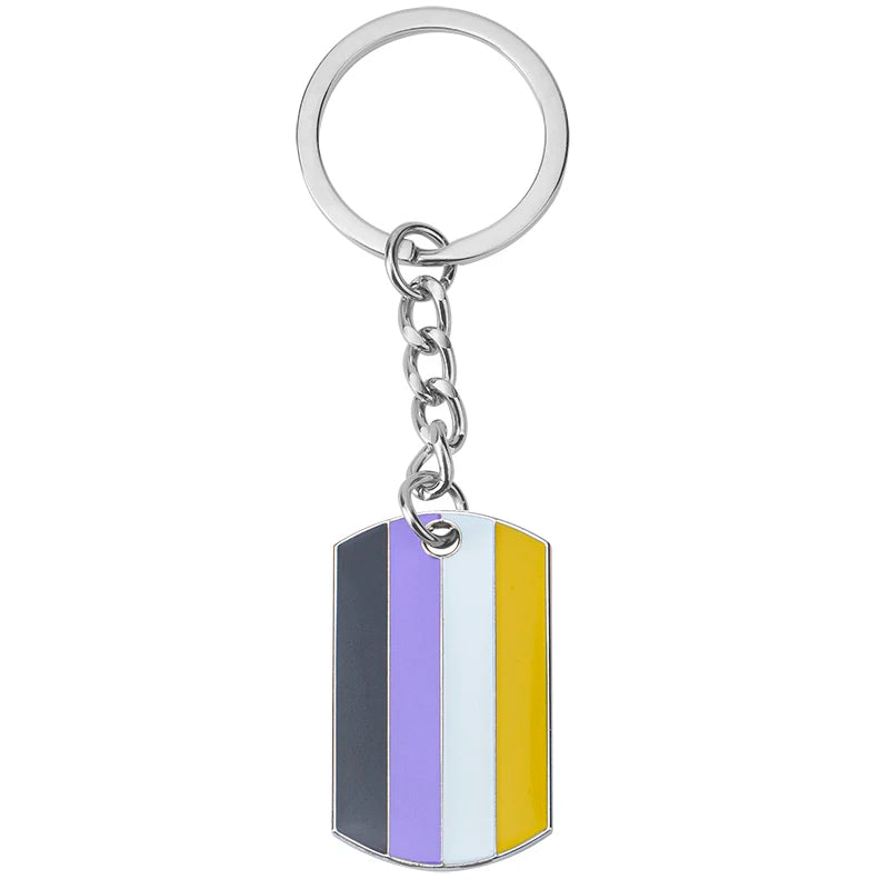 Pride Hjerte-Halskjede med Regnbueanheng
