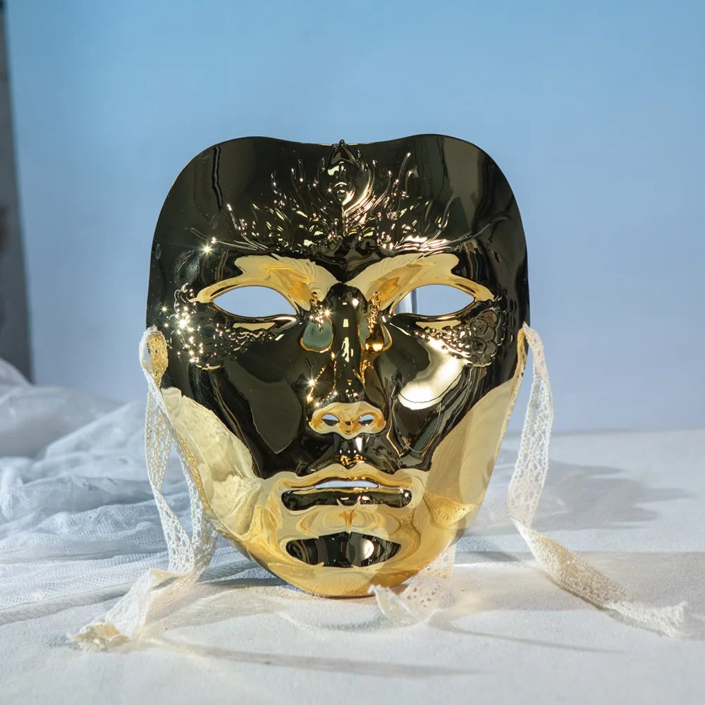 Tradusjonell Asiatisk Maskeradadmaske for Herre