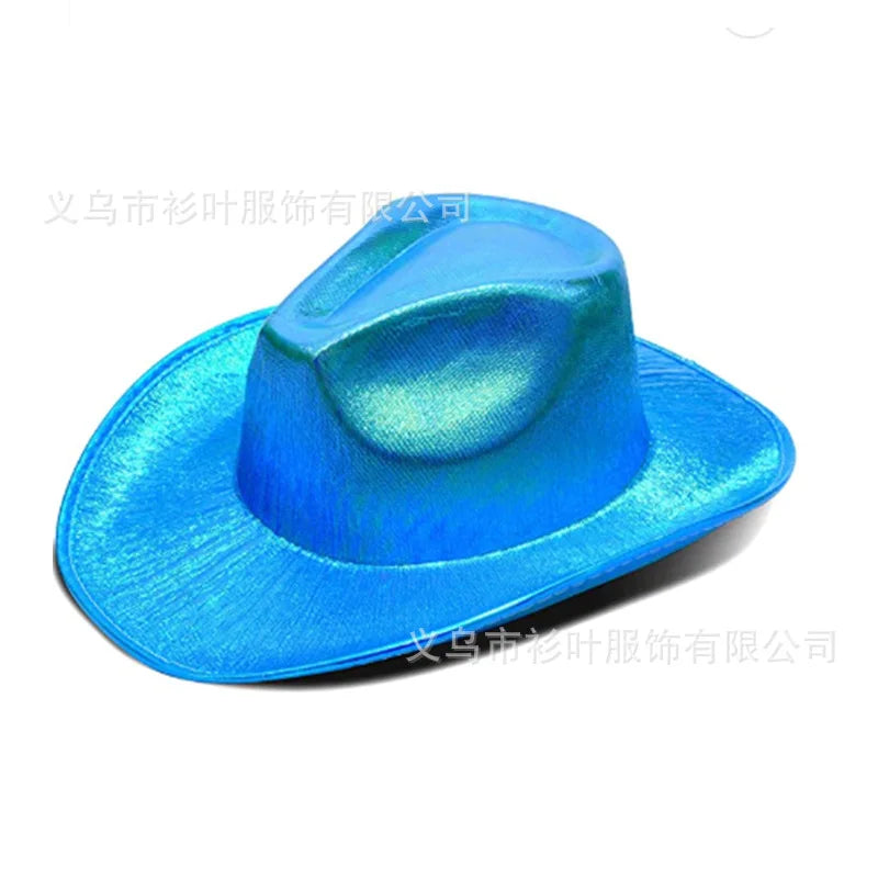 Glitrende Western Cowboyhatt