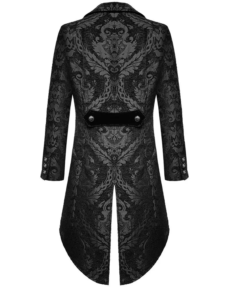 Gotisk Steampunk Sabeljakkefrakk for Herre