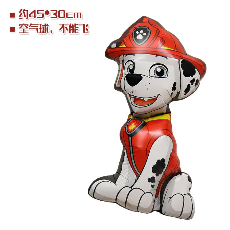 4-Pakning Paw Patrol Figurballonger i Folie