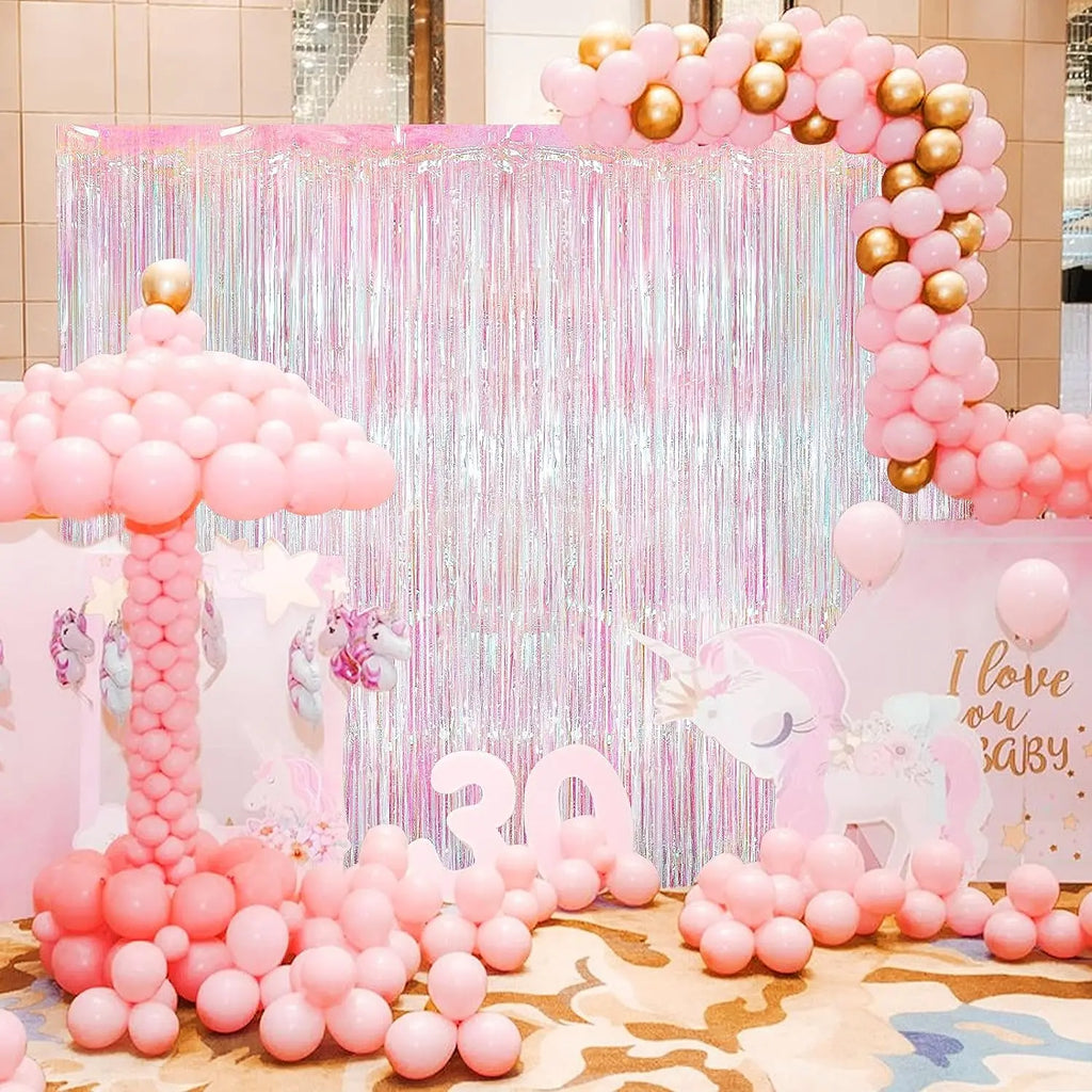 Glitter Bakgrunnsgardin for Fotovegg 1x2m
