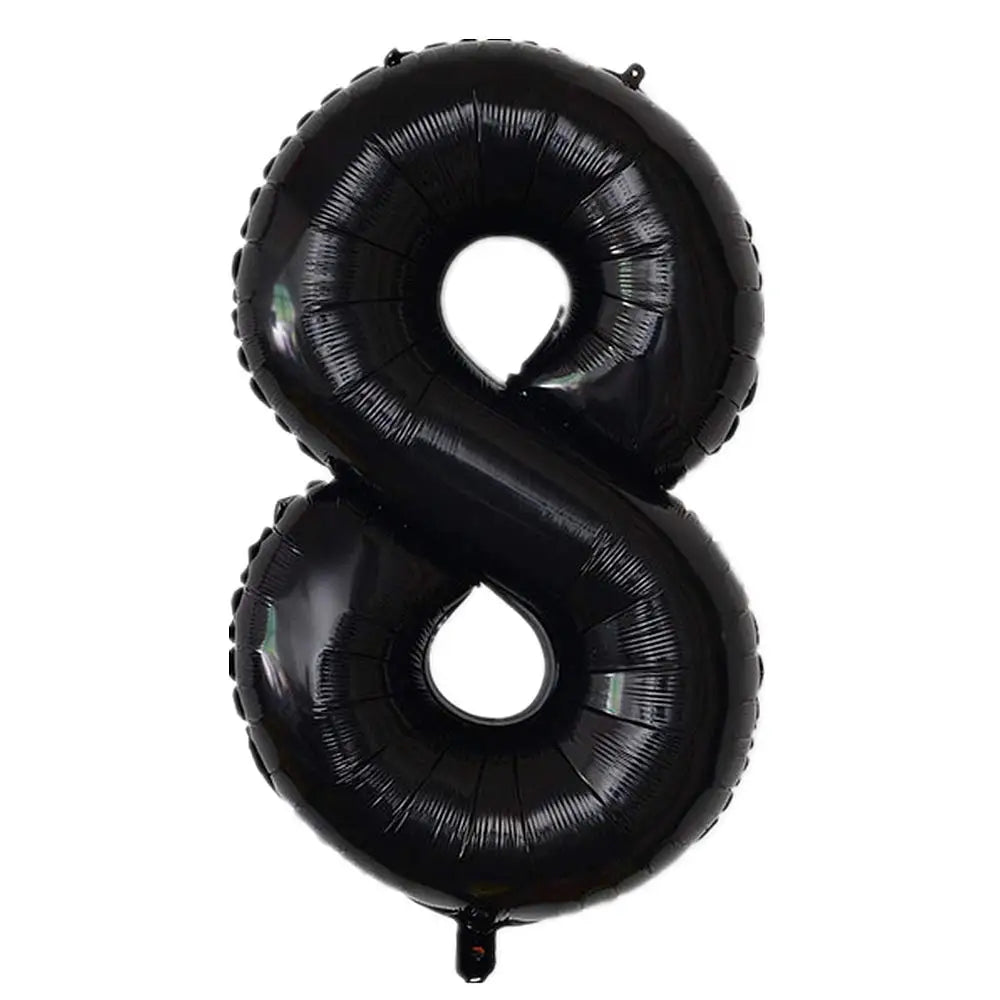Stor Regnbue Tall-Folieballong 80cm (0-9)