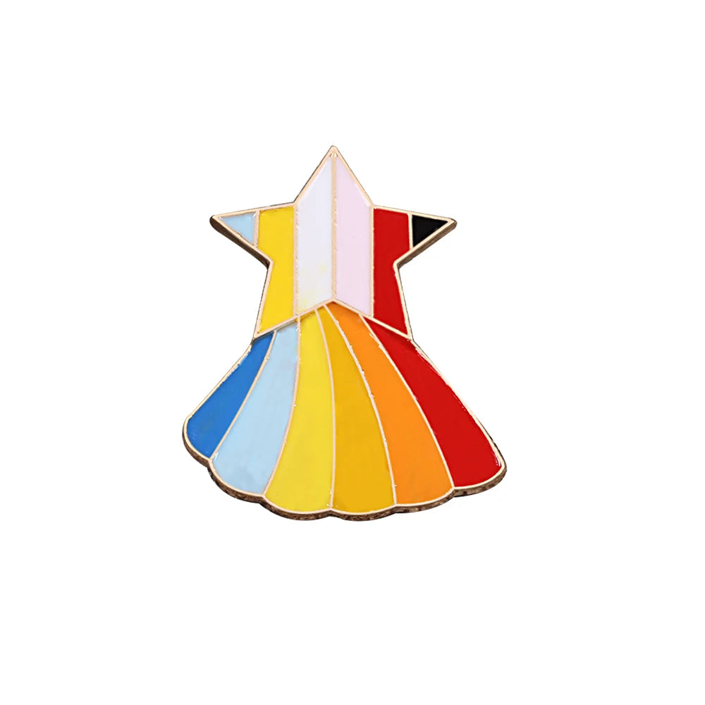 Pride Emaljepins & Regnbue-Pins for Jakke og Veske