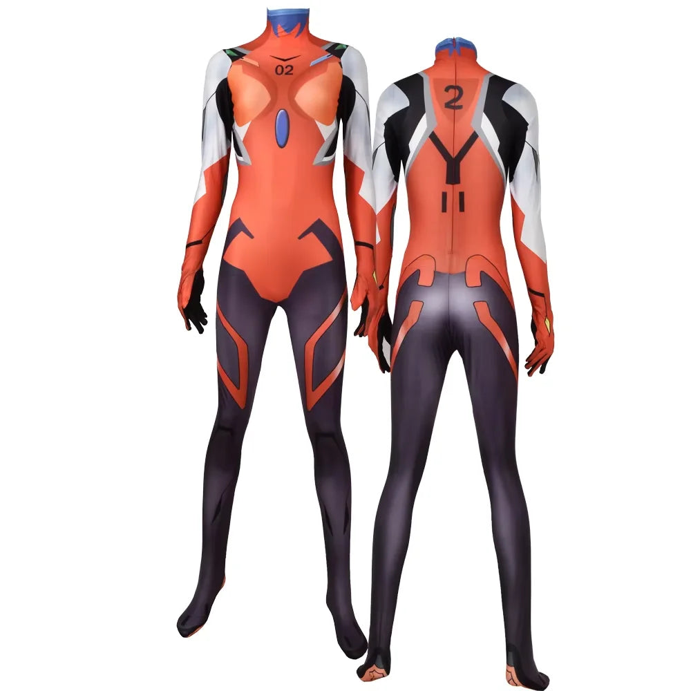 Asuka Langley Cosplay Drakt