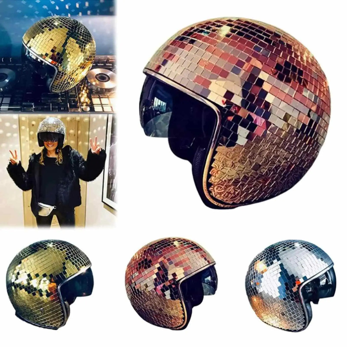 Glitter Disco Speilhatt