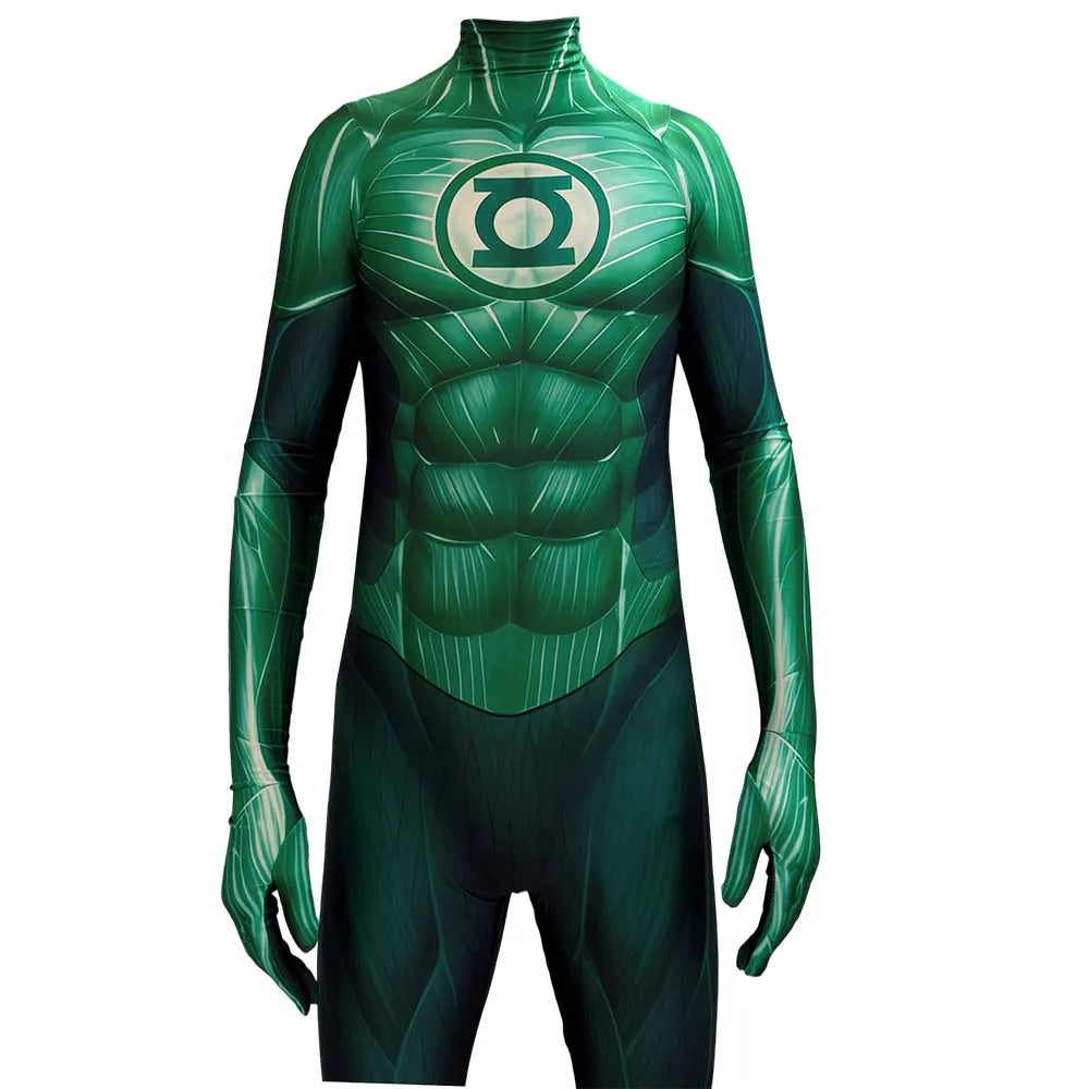 Male Green Lantern Superhero Kostyme