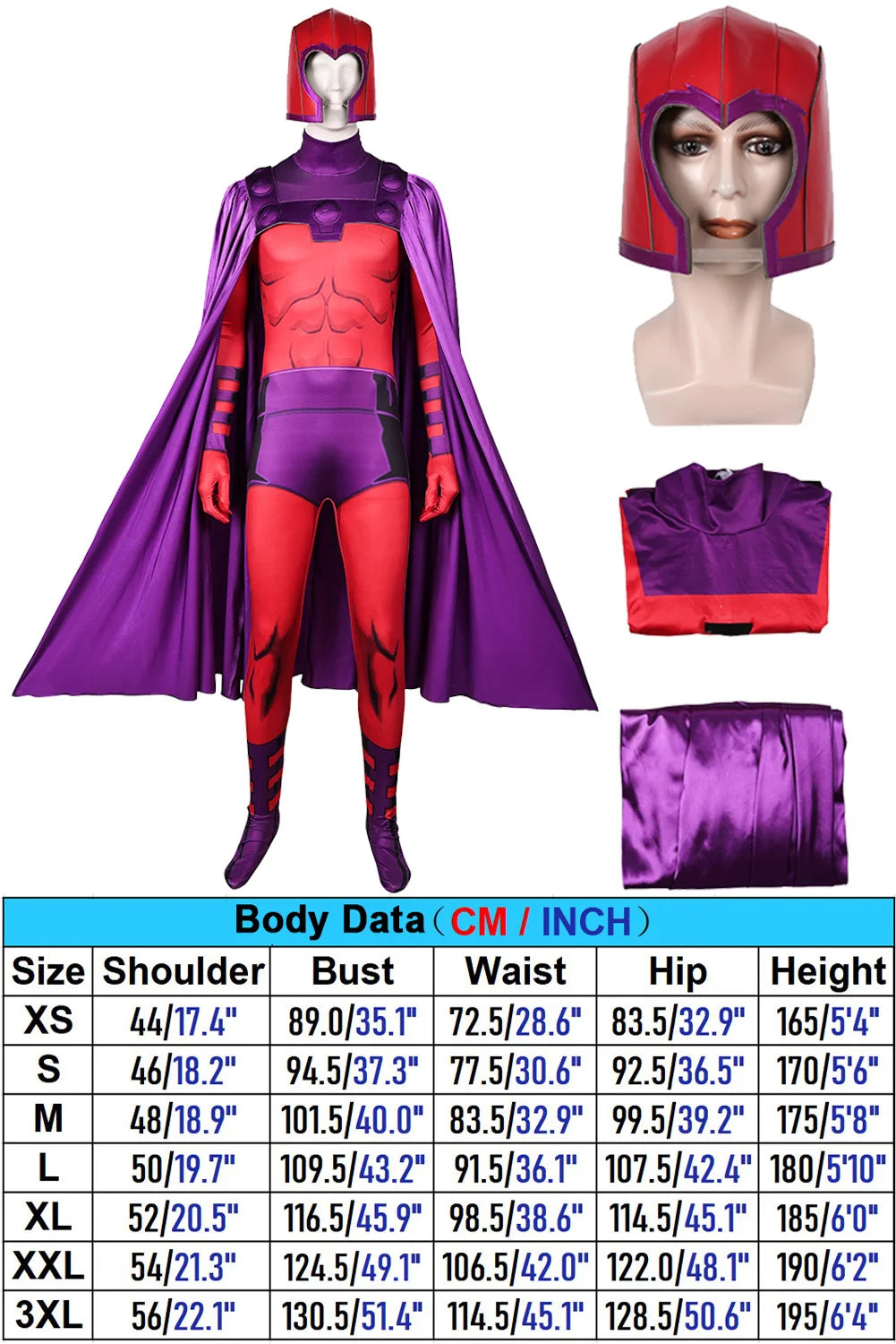 Magneto Cosplay Kostyme