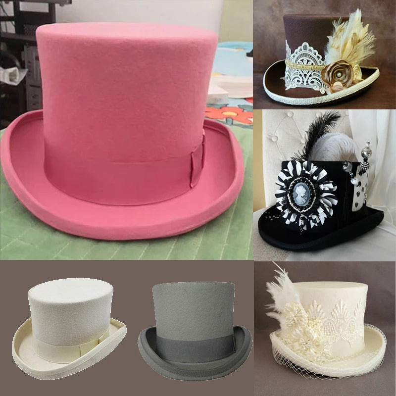 Elegante Ull-Fedora Hatt