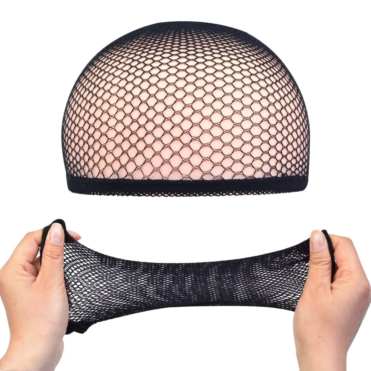 Pustende Netting-Parykkhette (Fishnet)
