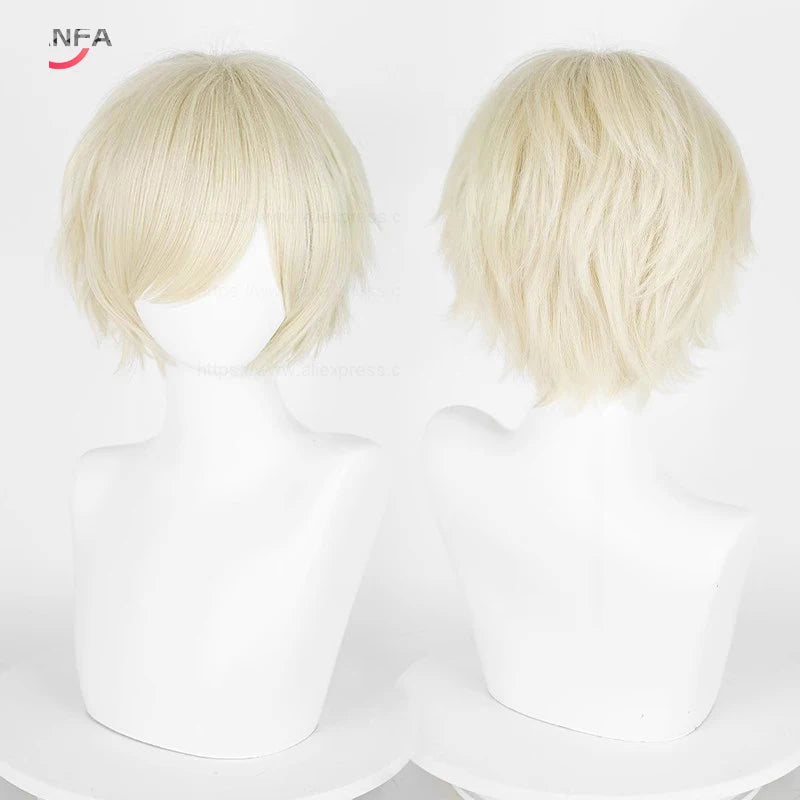 Kort Rett Cosplay-Parykk (30 cm)