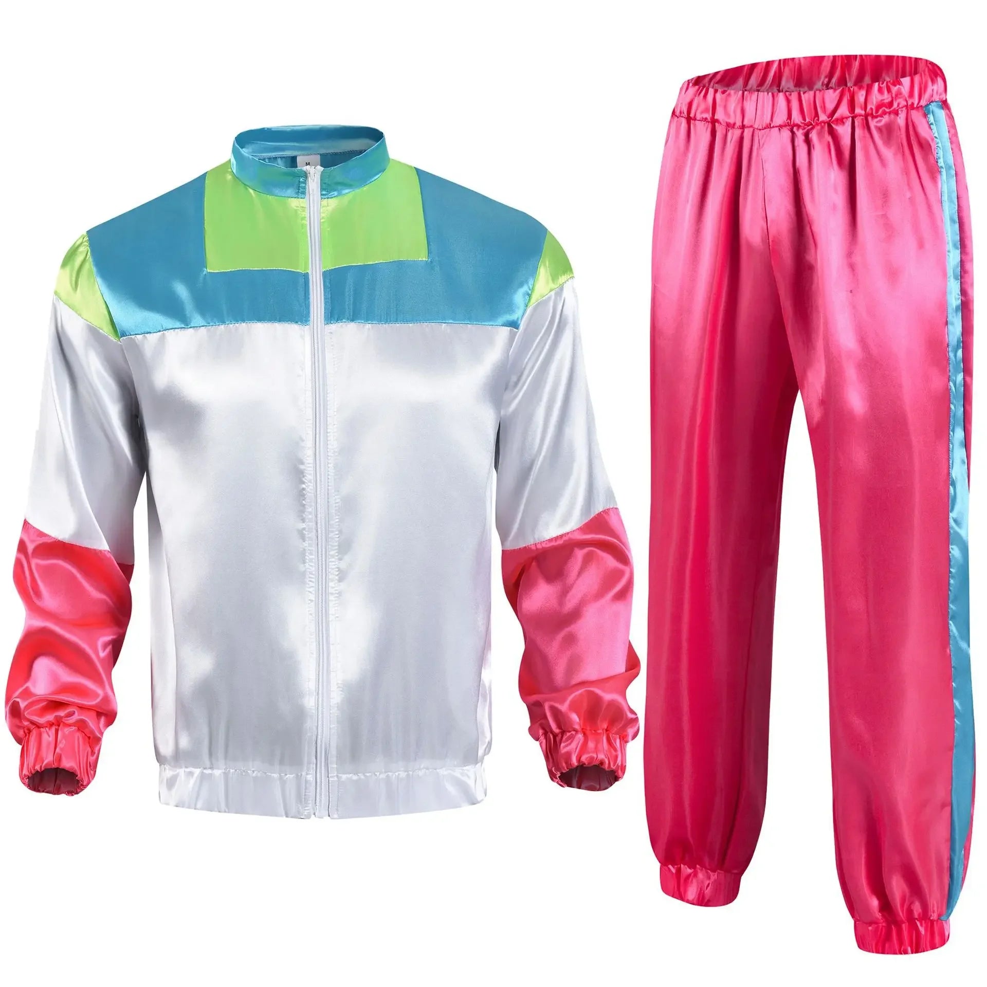 Klassisk 80s Retro Vindjakke Treningsdress for Herre