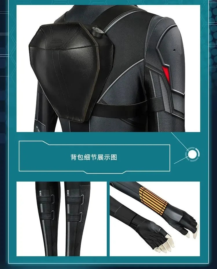 Black Widow Cosplay Drakt