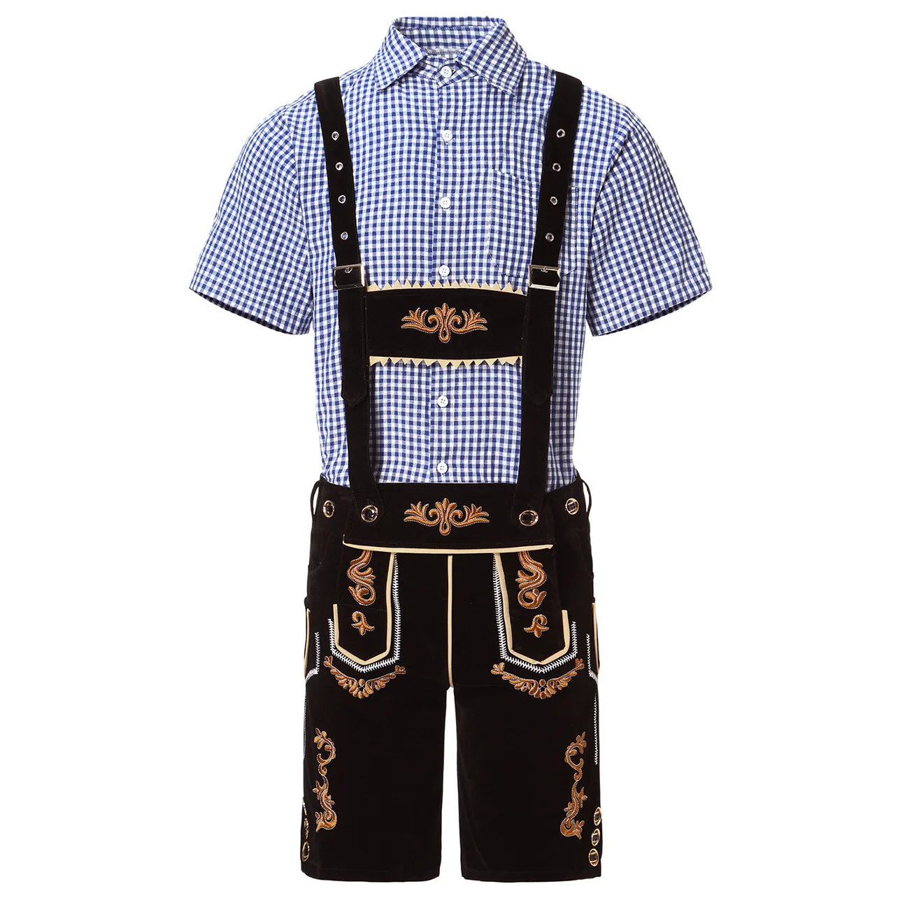 Komplett Lederhosen Oktoberfest Kostymesett til Herre