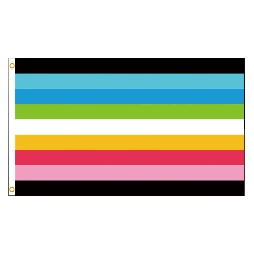 Fargerikt Pride-Flagg og Tapestri Banner