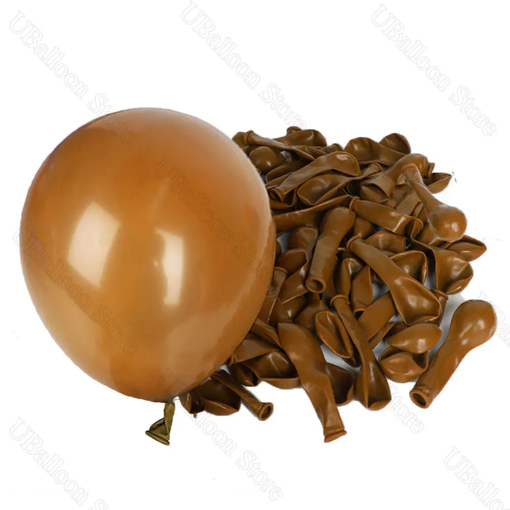 Boho Nøytrale Latexballonger – Sand, Kaffe & Nude