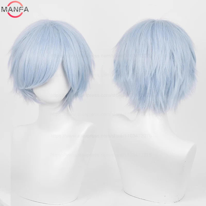 Kort Rett Cosplay-Parykk (30 cm)