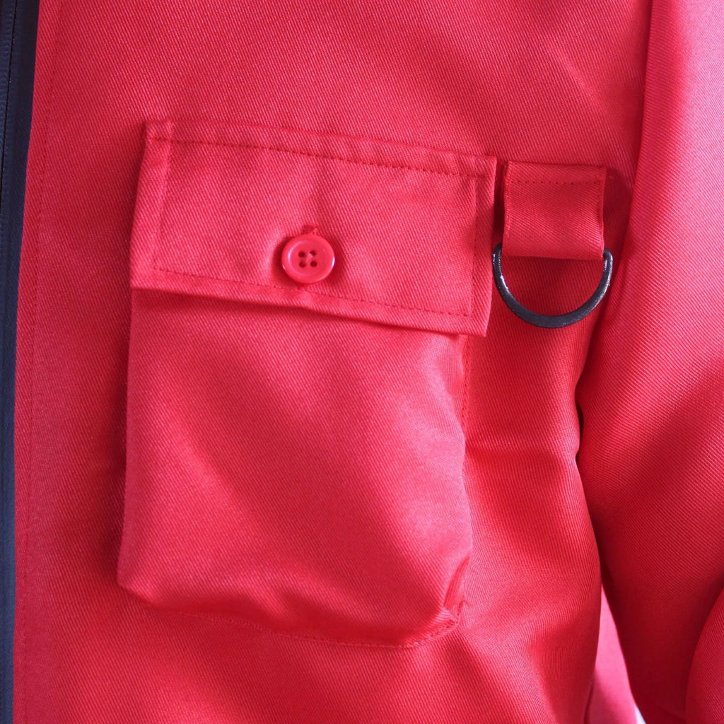Rosa Jumpsuit Kostymesett med Maske
