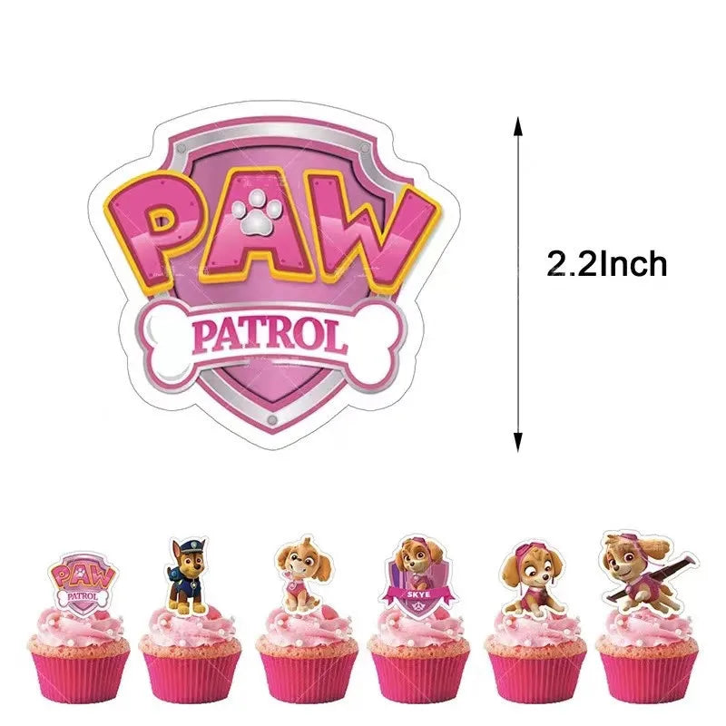 Paw Patrol Skye Rosa Bursdagsservise