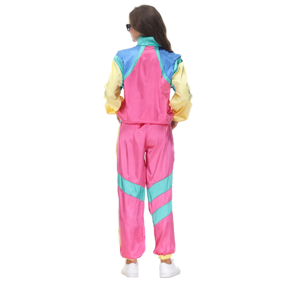 Klassisk 80s & 90s Treningsdress Kostyme for Damer