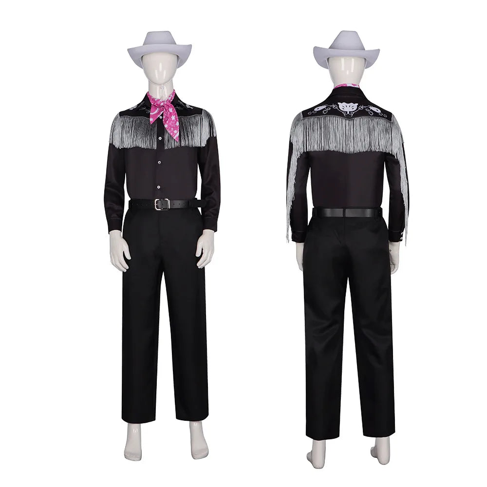 Ken Cowboy Kostyme med Hatt