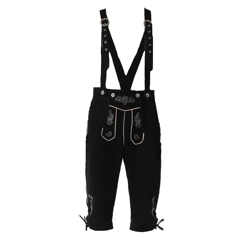 München Lederhosen i Kunstskinn for Herre