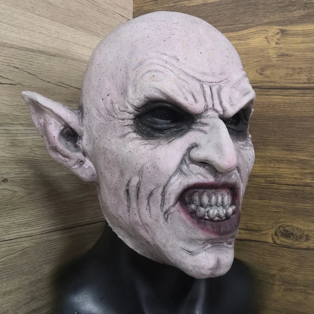 Nosferatu Grå Vampyr Lateksmaske