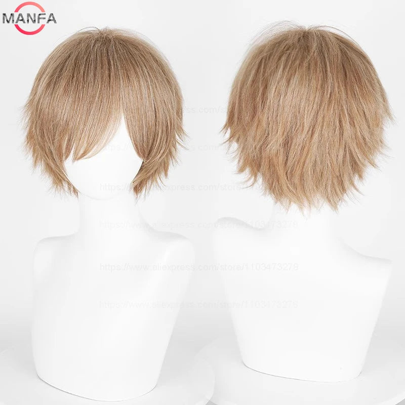 Kort Rett Cosplay-Parykk (30 cm)