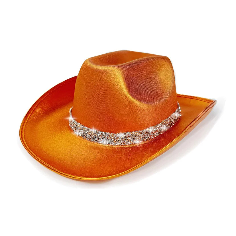 Glitrende Western Cowboyhatt
