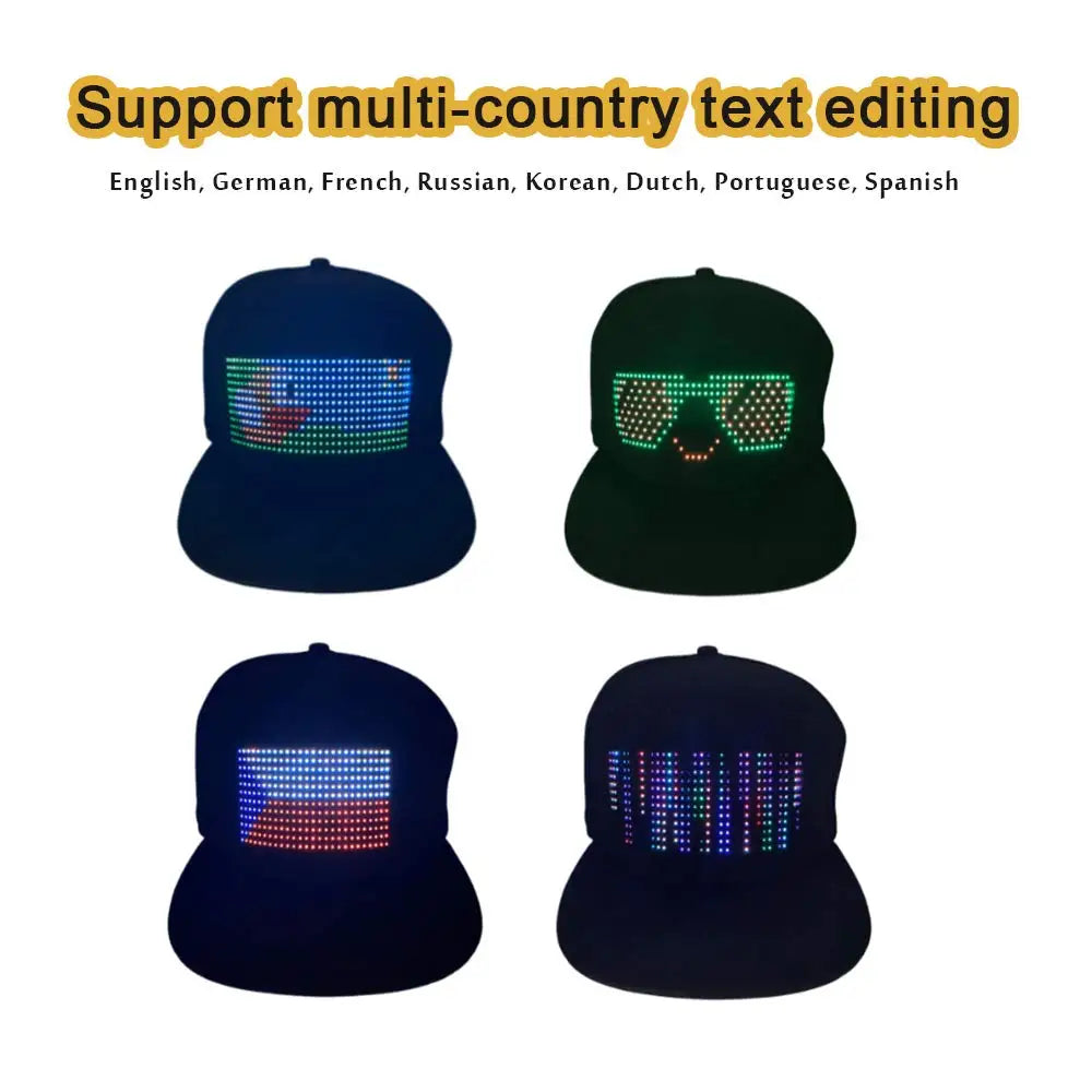 LED Lysende Caps