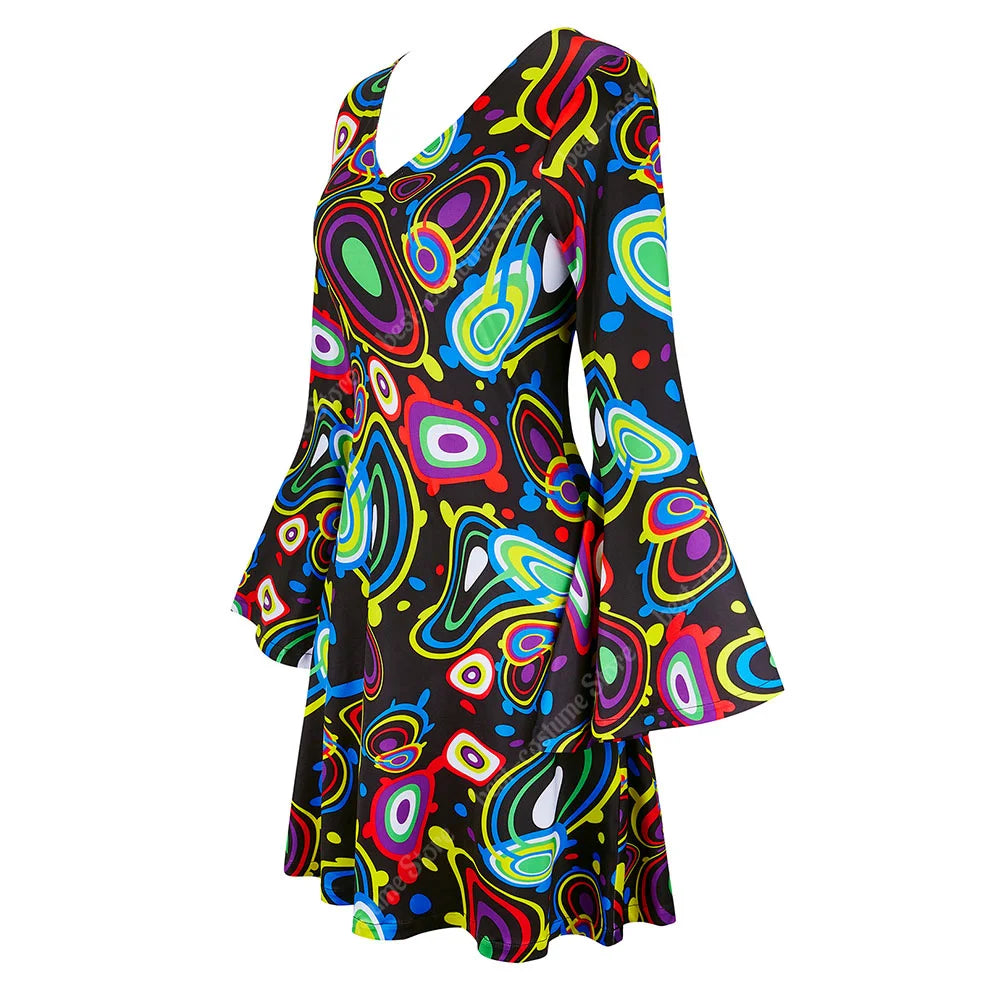 70-talls Hippie & Disko Kostyme for Herrer