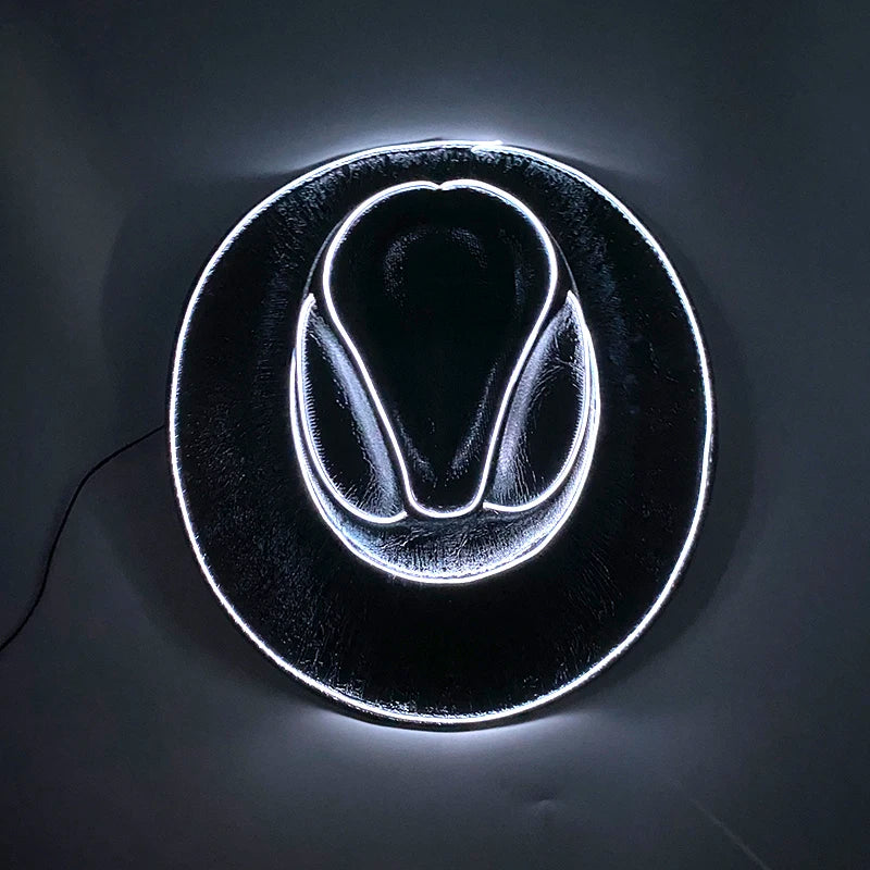 LED-Lyst Western Cowboyhatt