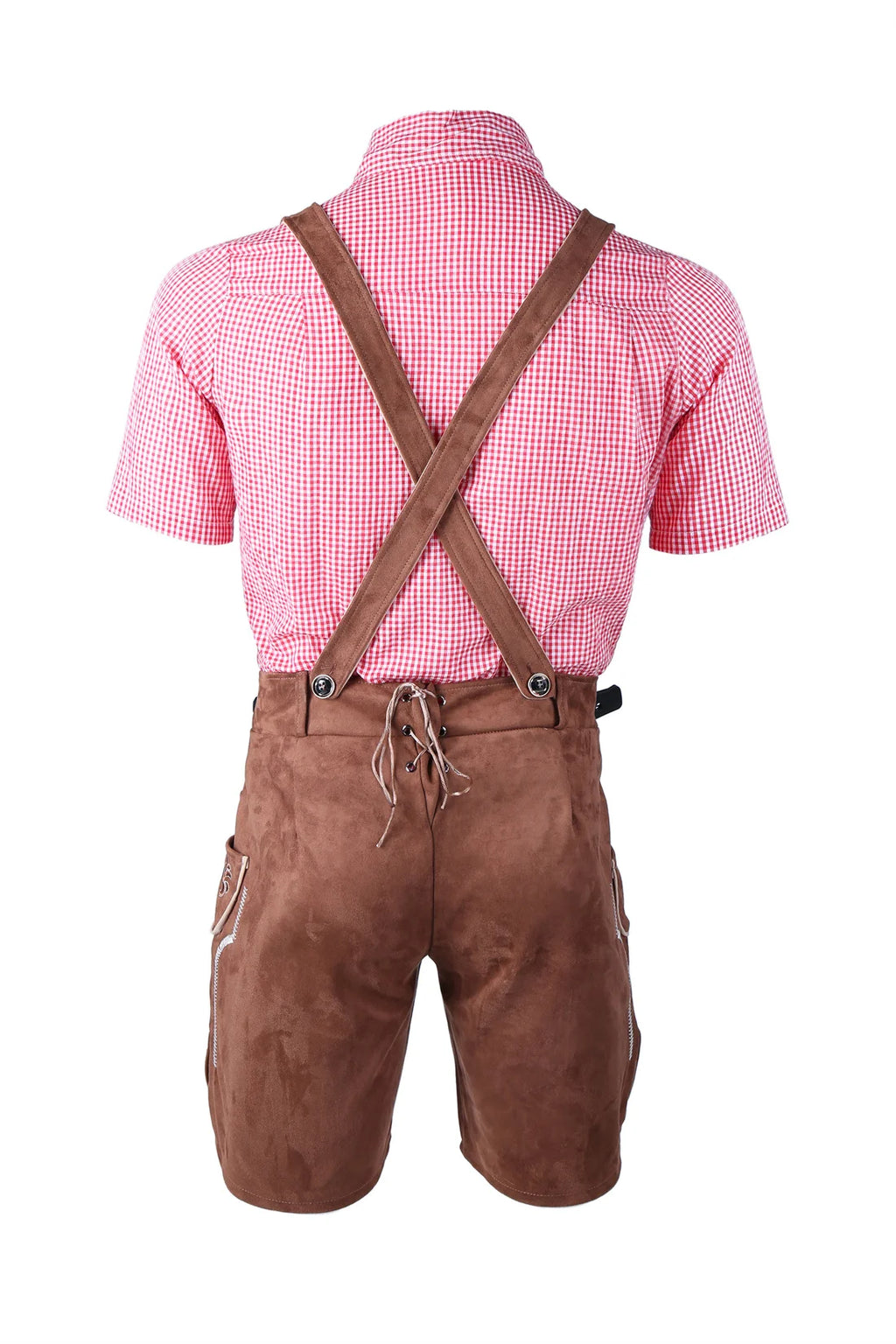 Komplett Lederhosen Oktoberfest Kostymesett til Herre