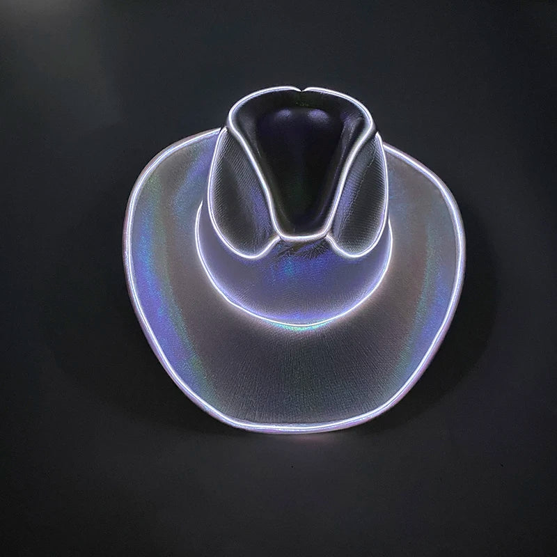 LED-Lyst Western Cowboyhatt