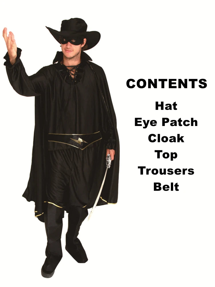 Zorro Cosplay Kostyme