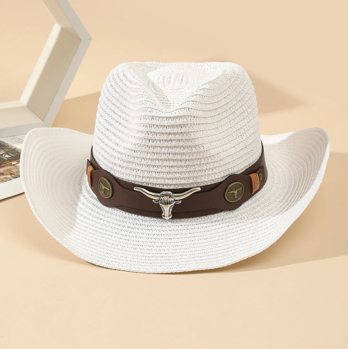 Glitrende Western Cowboyhatt
