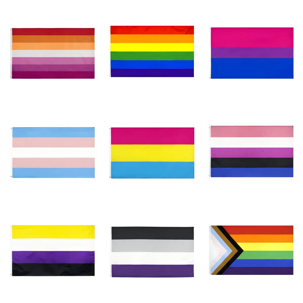 Pride Flagg 90x150cm (LGBTQIA+ Mangfold)