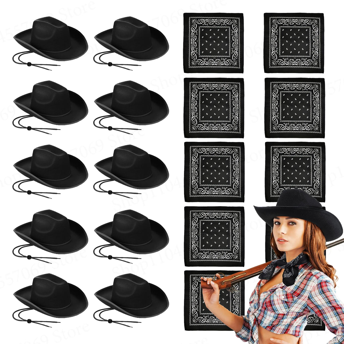 Klassisk Western Cowboyhatt