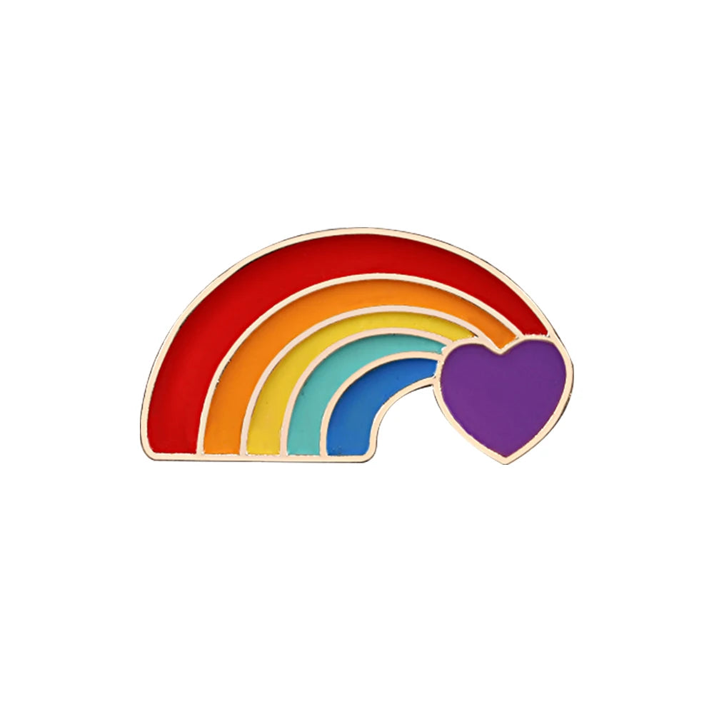 Pride Emaljepins & Regnbue-Pins for Jakke og Veske